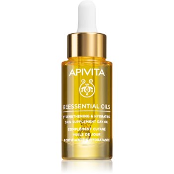 Apivita Beessential Oils Strengthening & Hydrating Day Oil ulei pentru stralucire zi de zi pentru o hidratare intensa - imagine 2